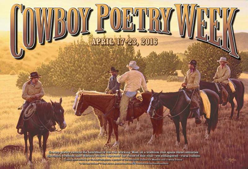 Cowboy Poetry Week Poster 2016