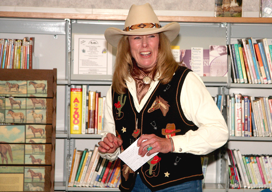 Wendy Entertains at Library